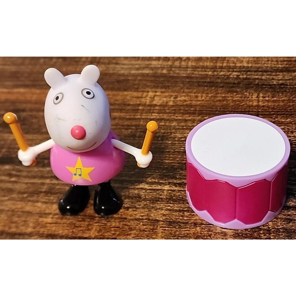 Jazwares Suzy Sheep Music Themed Action Figure 2.5” with Drums (2003) - HTF